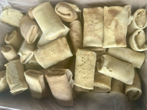 Блинчики домашние с начинкой из судака штучная заморозка
