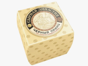 Сыр Черный Принц Кобрин с ароматом топленого молока 50%