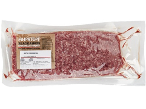 Фарш говяжий 80/20 Black Angus Мираторг свежемороженый