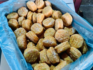 Фишкейк с сыром и капустой брокколи