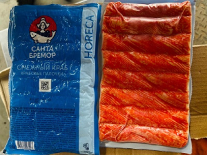 Крабовые палочки ресторанные Санта Бремор фасованные штучная заморозка