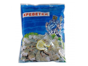 Креветки ванамей 21-25 без головы сыромороженые