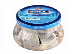 Филе сельди Матиас в стеклянной банке