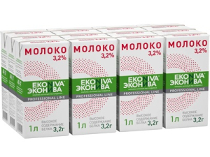 Молоко 3,2% Эконива