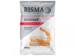 Креветки тигровые очищенные 31-40 Risma варено-мороженые