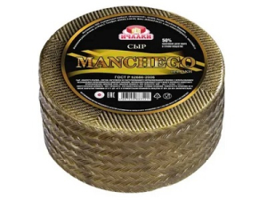 Сыр Манчего с ароматом овечьего молока Ичалки 50%