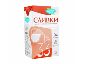 Сливки 33% Чудское Озеро