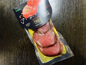 Тунец ломтики холодного копчения