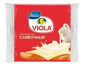 Сыр Виола плавленый в ломтиках 45%