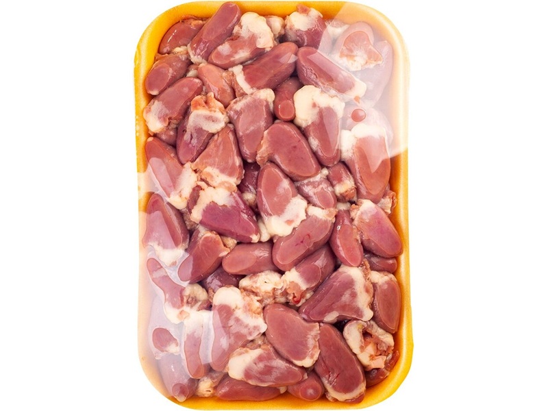 Сердечки куриные на подложке свежемороженые
