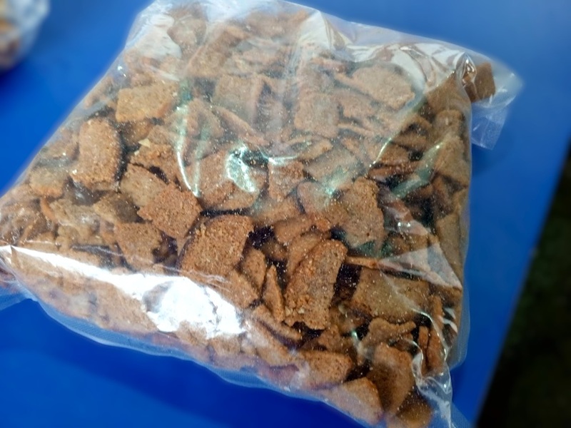 Гренки полоски с аджикой