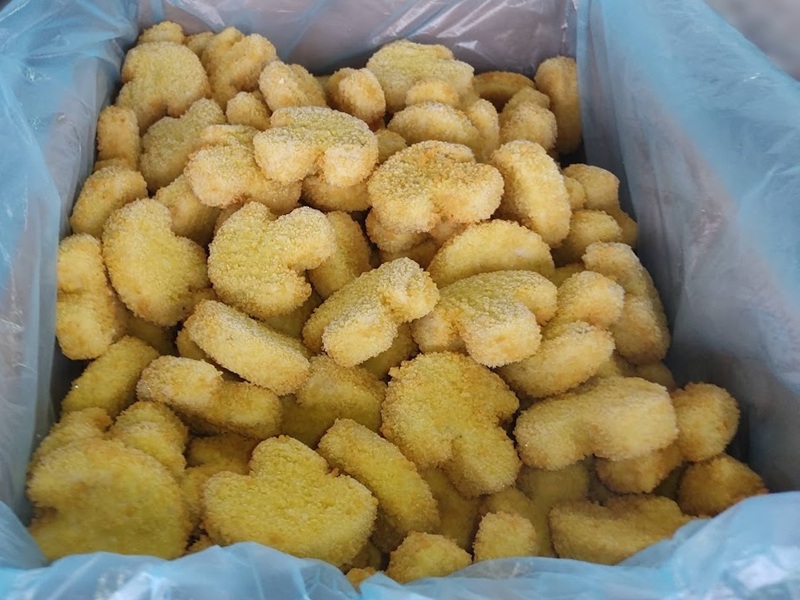 Грибочки из трески с сыром в панировке замороженные