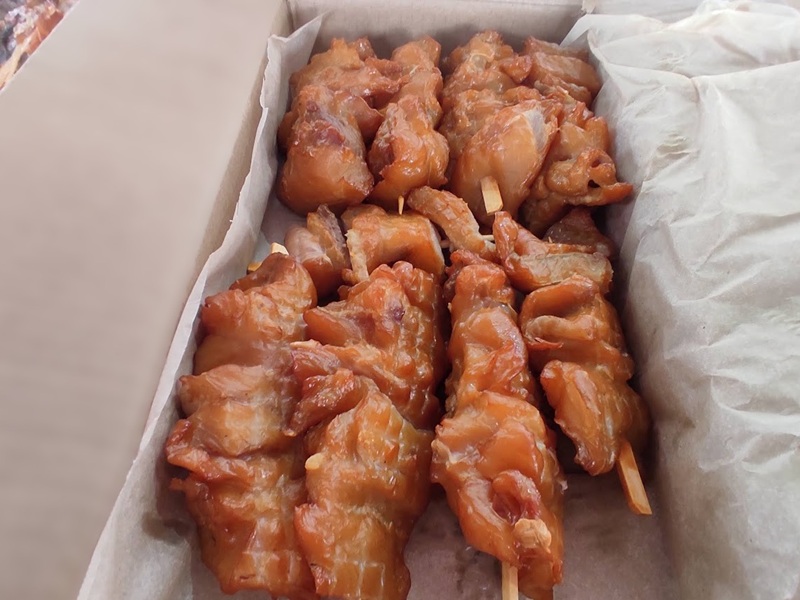 Шашлык сома холодного копчения