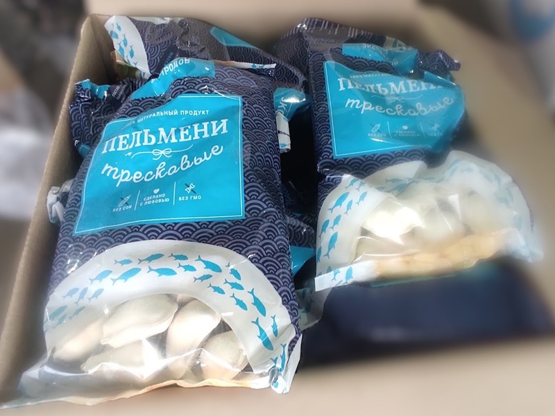 Пельмени из тресковых пород штучная заморозка