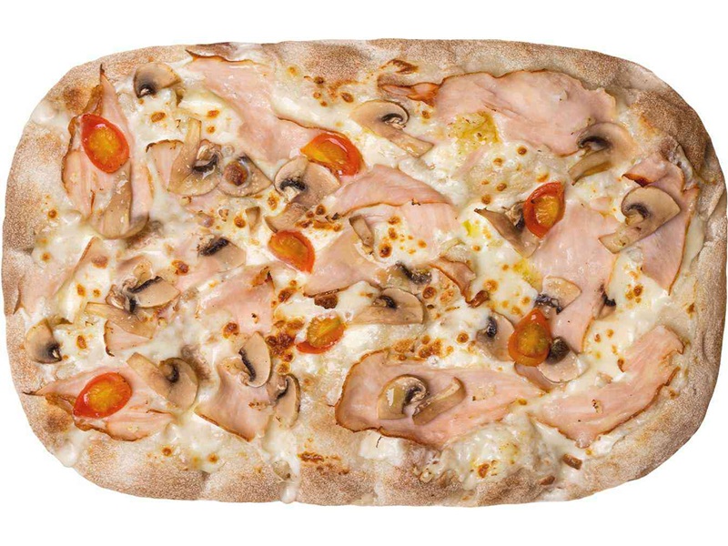 Пицца Ветчина грибы замороженная 20*30 Zotman 420г. замороженная