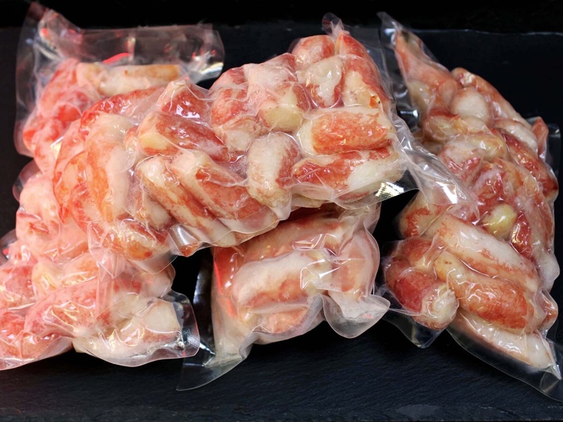 Краб камчатский мясо коленца очищенное варено-мороженое