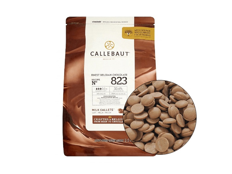 Шоколад Barry Callebaut молочный в галетах 33,6 % какао