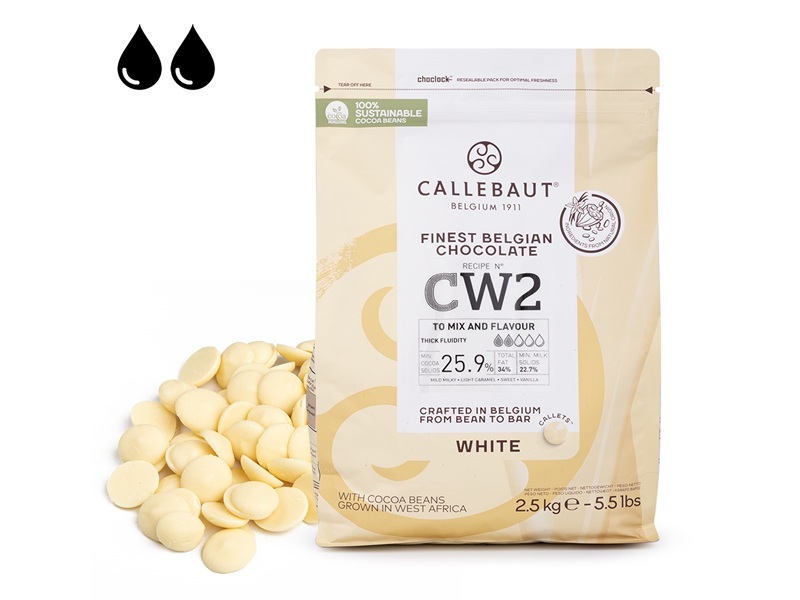 Шоколад Barry Callebaut белый в галетах 25,9 % какао