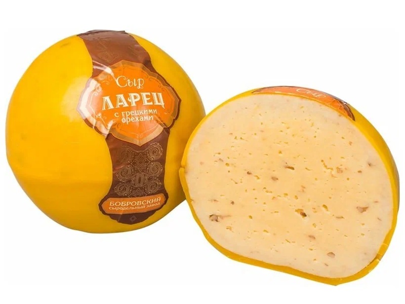 Сыр Ларец c грецким орехом 45%
