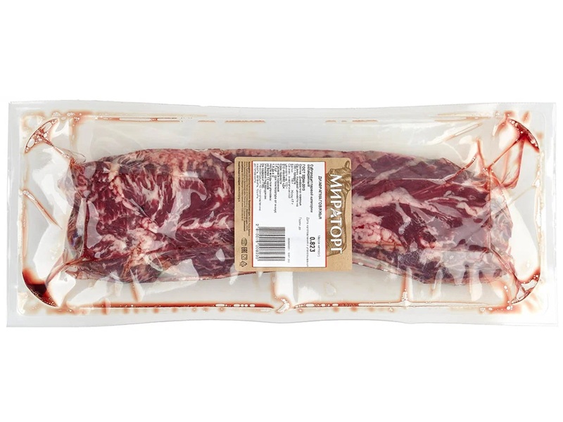 Диафрагма толстая говяжья Black Angus Мираторг свежемороженая